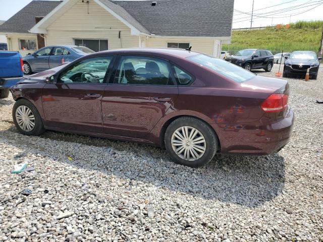 1VWAT7A39EC083010 - 2014 VOLKSWAGEN PASSAT S 勃艮第红 照片 2