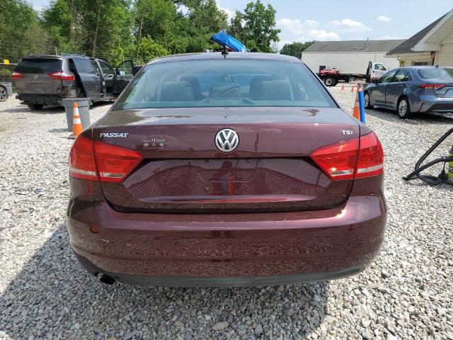1VWAT7A39EC083010 - 2014 VOLKSWAGEN PASSAT S 勃艮第红 照片 6