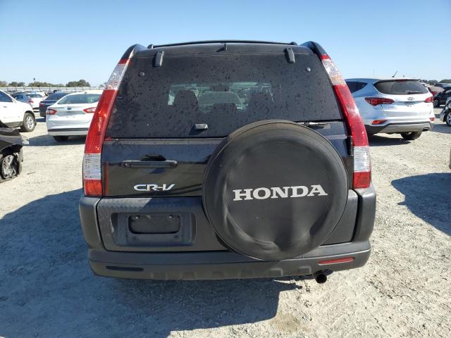 JHLRD78875C063863 - 2005 HONDA CR-V EX BLACK photo 6