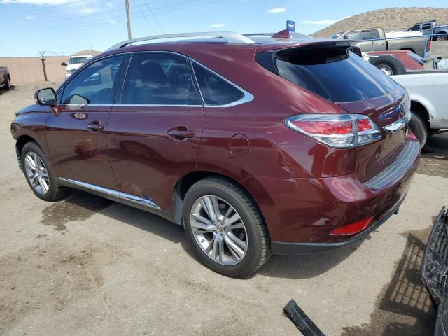 2T2BC1BA0FC005057 - 2015 LEXUS RX 450H BURGUNDY photo 2