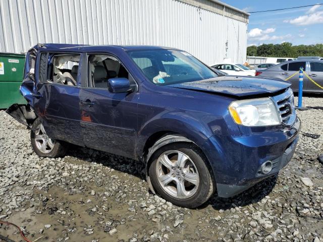 5FNYF4H61DB075055 - 2013 HONDA PILOT EXL BLUE photo 4