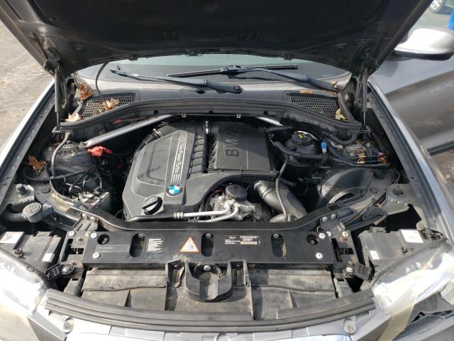 5UXWX7C57BL732499 - 2011 BMW X3 XDRIVE35I GRAY photo 11