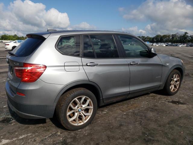 5UXWX7C57BL732499 - 2011 BMW X3 XDRIVE35I GRAY photo 3