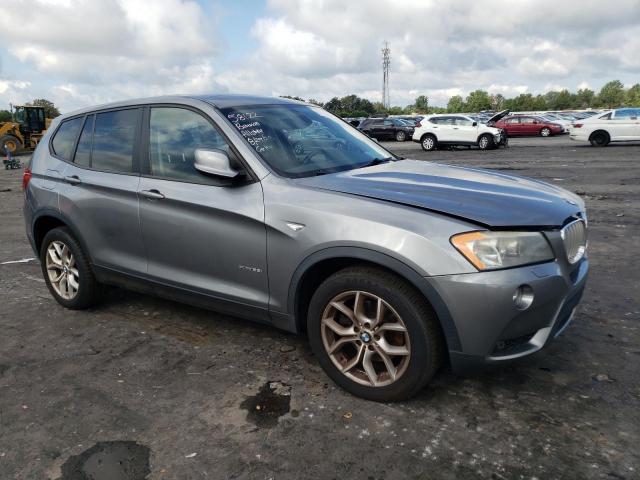 5UXWX7C57BL732499 - 2011 BMW X3 XDRIVE35I GRAY photo 4