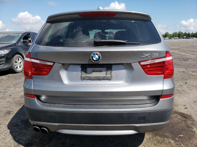 5UXWX7C57BL732499 - 2011 BMW X3 XDRIVE35I GRAY photo 6