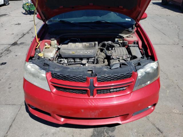 1C3CDZCB8DN567914 - 2013 DODGE AVENGER SXT RED photo 11