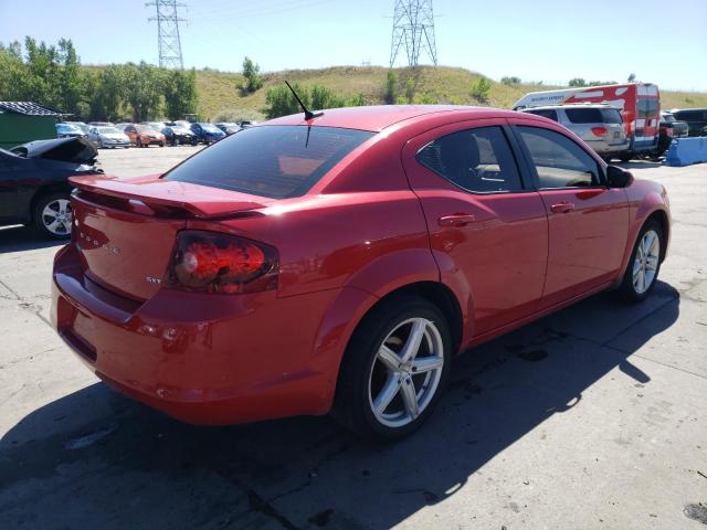 1C3CDZCB8DN567914 - 2013 DODGE AVENGER SXT RED photo 3