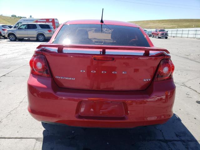 1C3CDZCB8DN567914 - 2013 DODGE AVENGER SXT RED photo 6