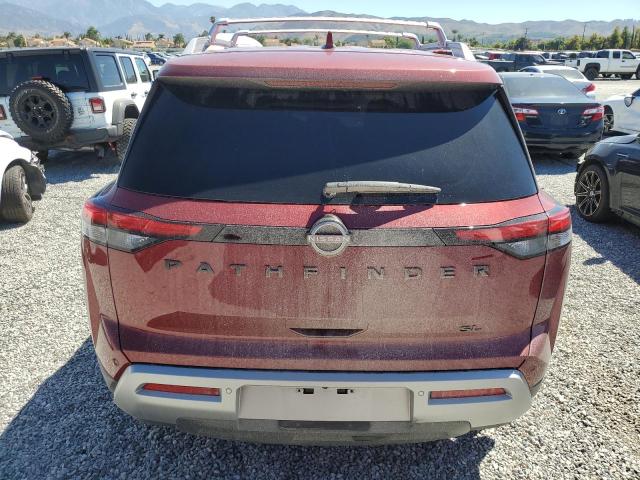 5N1DR3CA2PC258635 - 2023 NISSAN PATHFINDER SL BURGUNDY photo 6