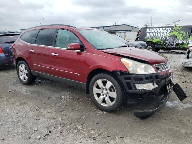 1GNLRHED3AS117047 - 2010 CHEVROLET TRAVERSE LTZ MAROON photo 4