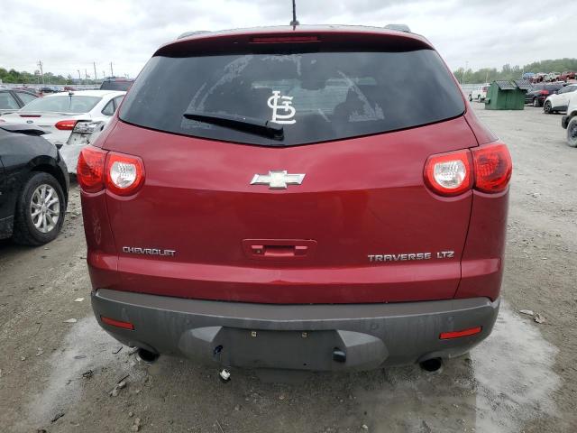 1GNLRHED3AS117047 - 2010 CHEVROLET TRAVERSE LTZ MAROON photo 6