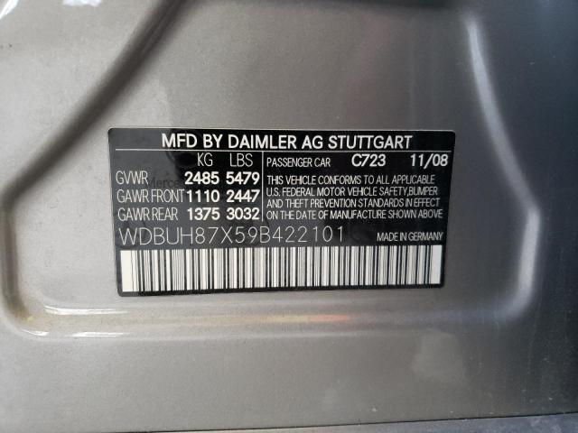 WDBUH87X59B422101 - 2009 MERCEDES-BENZ E 350 4MATIC SILVER photo 13