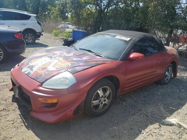 4A3AE45G34E055096 - 2004 MITSUBISHI ECLIPSE SPYDER GS RED photo 1