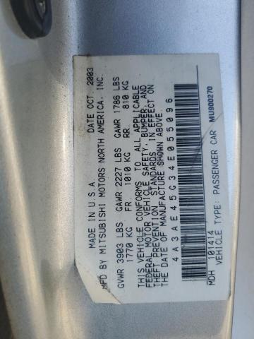 4A3AE45G34E055096 - 2004 MITSUBISHI ECLIPSE SPYDER GS 红色 照片 13