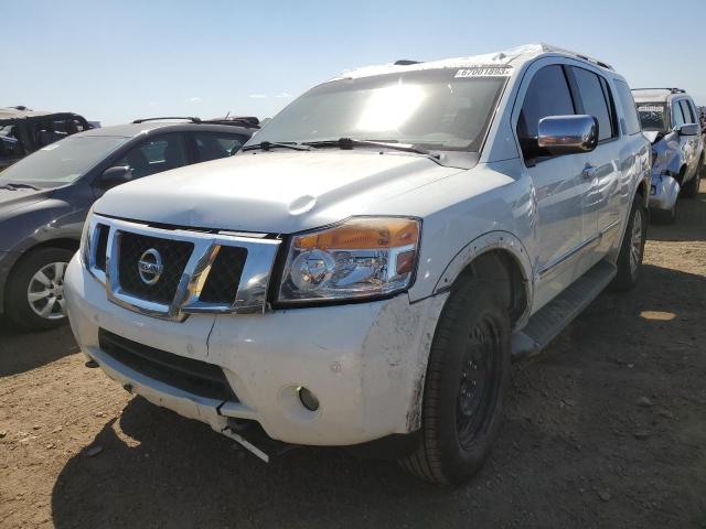 5N1AA0NE9FN608502 - 2015 NISSAN ARMADA PLATINUM WHITE photo 1