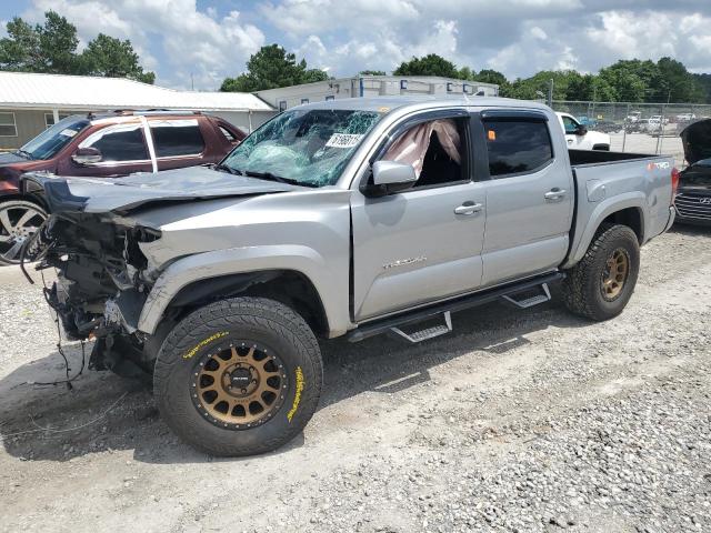 3TMCZ5AN6KM280565 - 2019 TOYOTA TACOMA DOUBLE CAB Сріблястий фото 2