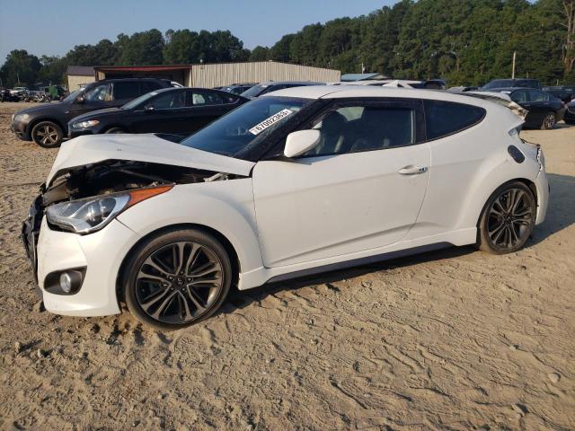 KMHTC6AE5GU282569 - 2016 HYUNDAI VELOSTER TURBO WHITE photo 1