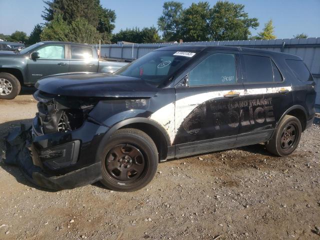 1FM5K8ARXKGB15299 - 2019 FORD EXPLORER POLICE INTERCEPTOR BLACK photo 1