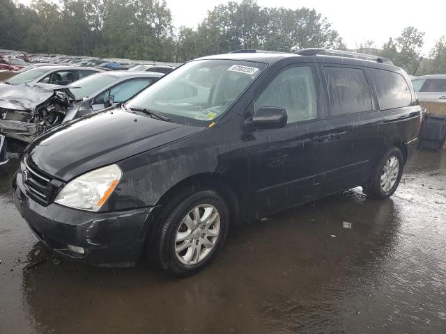 KNDMB233796320343 - 2009 KIA SEDONA EX BLACK photo 1