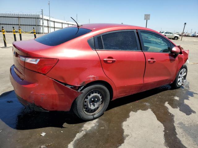 KNADM4A34F6492427 - 2015 KIA RIO LX RED photo 3