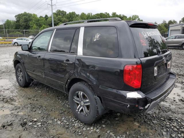 5FNYF18454B001294 - 2004 HONDA PILOT EX BLACK photo 2