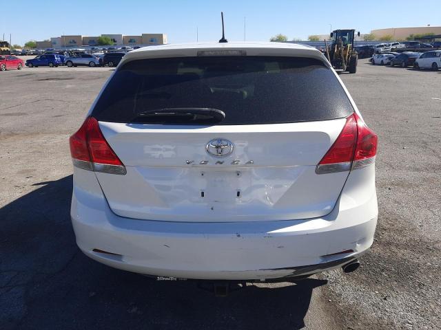 4T3ZA3BB2AU028884 - 2010 TOYOTA VENZA WHITE photo 6