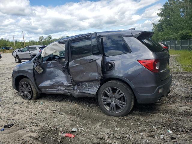 5FNYF8H52KB018049 - 2019 HONDA PASSPORT EXL GRAY photo 2