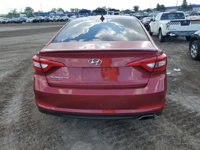 5NPE24AF9GH332221 - 2016 HYUNDAI SONATA SE RED photo 6