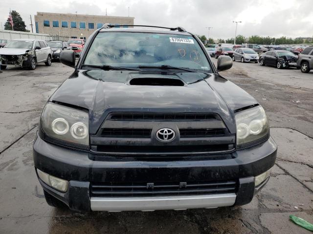 JTEBU14R540038207 - 2004 TOYOTA 4RUNNER SR5 BLACK photo 5