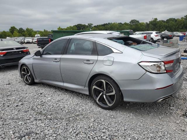 1HGCV1F30KA101818 - 2019 HONDA ACCORD SPORT Srebrny zdjęcie 2