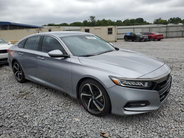 1HGCV1F30KA101818 - 2019 HONDA ACCORD SPORT Srebrny zdjęcie 4