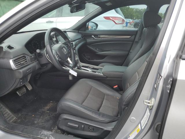 1HGCV1F30KA101818 - 2019 HONDA ACCORD SPORT Srebrny zdjęcie 7