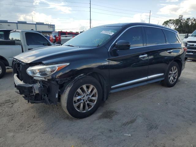 5N1CL0MN4EC511481 - 2014 INFINITI QX60 HYBRID BLACK photo 1