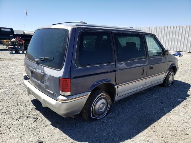 2P4GH55R3PR164348 - 1993 PLYMOUTH VOYAGER LE BLUE photo 3