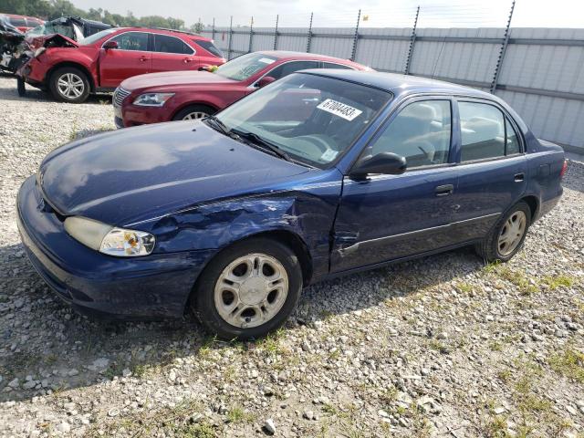 1Y1SK5281WZ410115 - 1998 CHEVROLET GEO PRIZM BASE BLUE photo 1
