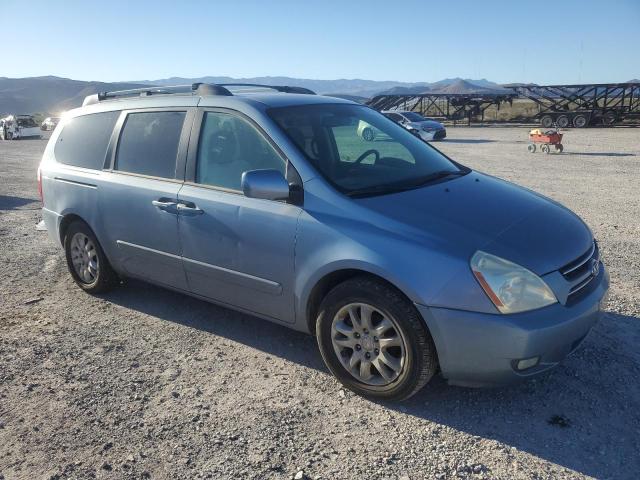 KNDMB233166036184 - 2006 KIA SEDONA EX BLUE photo 4