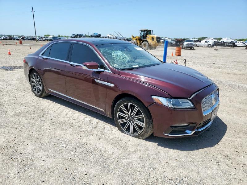 1LN6L9RP4H5600780 - 2017 LINCOLN CONTINENTAL RESERVE BURGUNDY photo 4