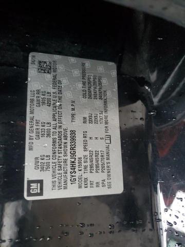 1GYS4HKJ9GR339938 - 2016 CADILLAC ESCALADE ESV LUXURY BLACK photo 13