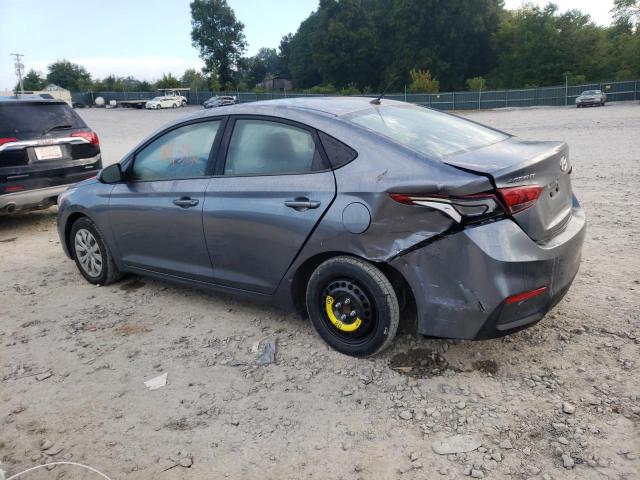 3KPC24A63LE101904 - 2020 HYUNDAI ACCENT SE GRAY photo 2