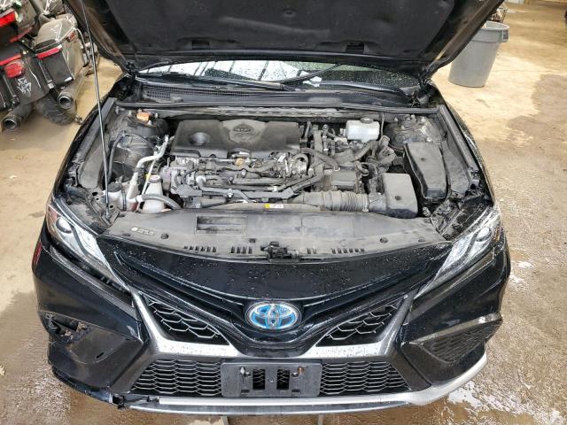 4T1K31AK0NU578603 - 2022 TOYOTA CAMRY XSE BLACK photo 11