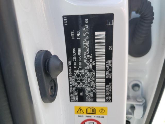 JTJYARBZ8J2096107 - 2018 LEXUS NX 300 BASE أبيض صورة 13