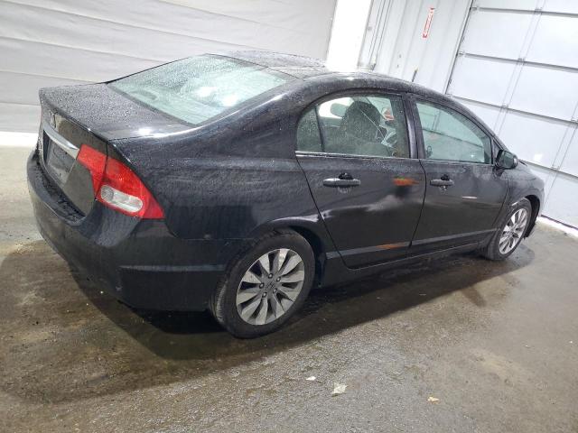 2HGFA1F82BH540346 - 2011 HONDA CIVIC EX BLACK photo 3