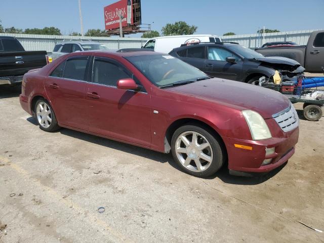 1G6DC67A860151741 - 2006 CADILLAC STS MAROON photo 4
