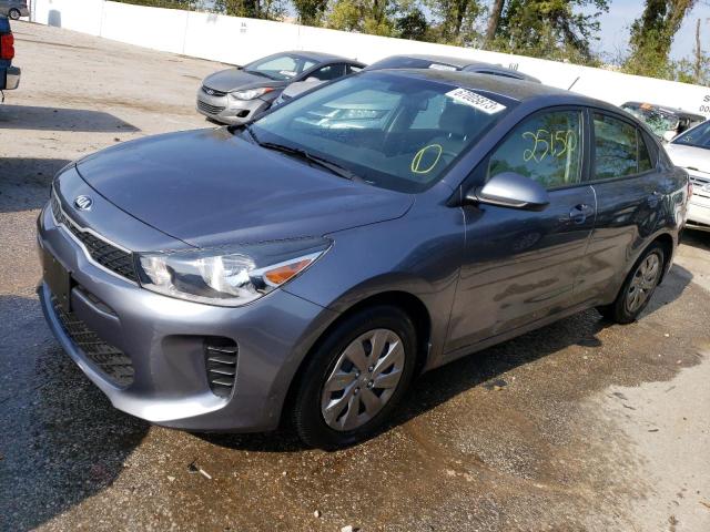 3KPA24AB5KE203885 - 2019 KIA RIO S GRAY photo 1