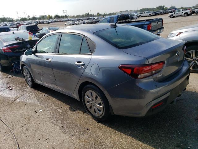 3KPA24AB5KE203885 - 2019 KIA RIO S GRAY photo 2