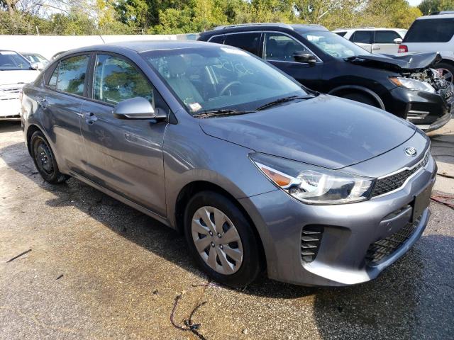 3KPA24AB5KE203885 - 2019 KIA RIO S GRAY photo 4