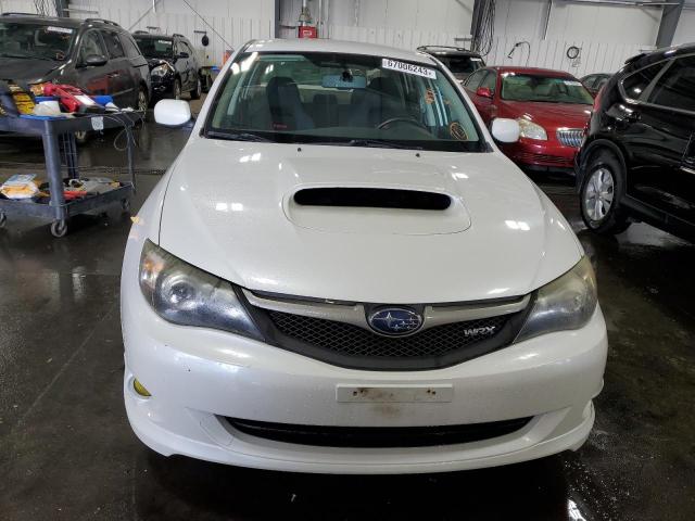 JF1GE76679G505144 - 2009 SUBARU IMPREZA WRX WHITE photo 5