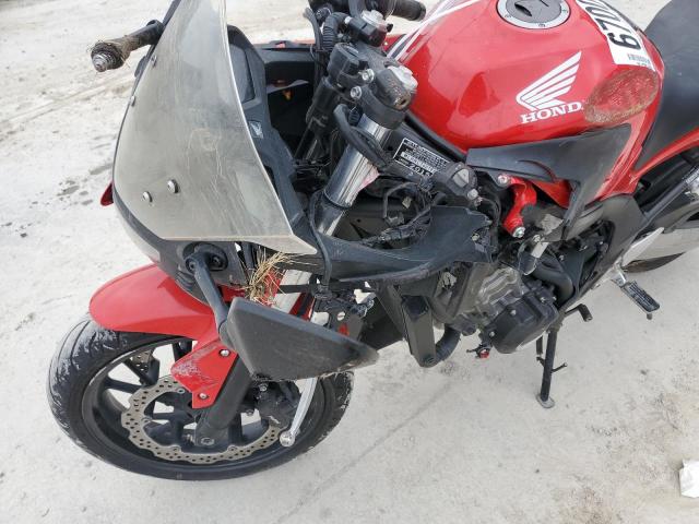 MLHRC7407F5100316 - 2015 HONDA CBR650 F RED photo 9