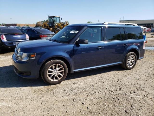 2FMGK5B80HBA12728 - 2017 FORD FLEX SE BLUE photo 1