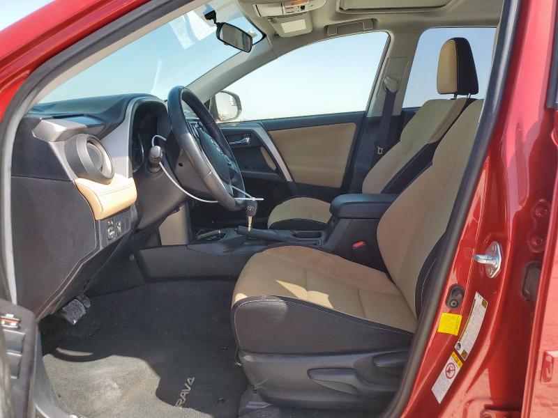JTMWFREV5GJ062886 - 2016 TOYOTA RAV4 XLE RED photo 7